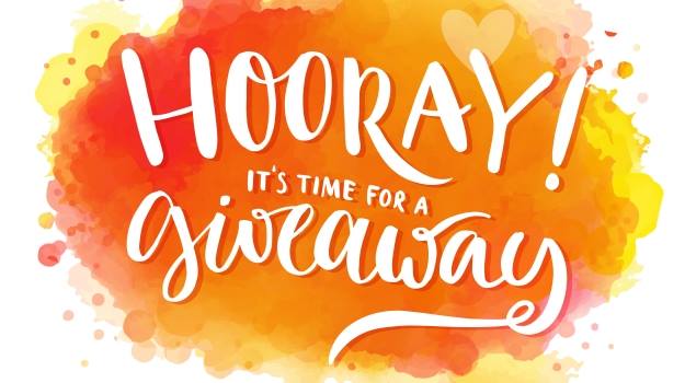 Hooray, it's time for a giveaway